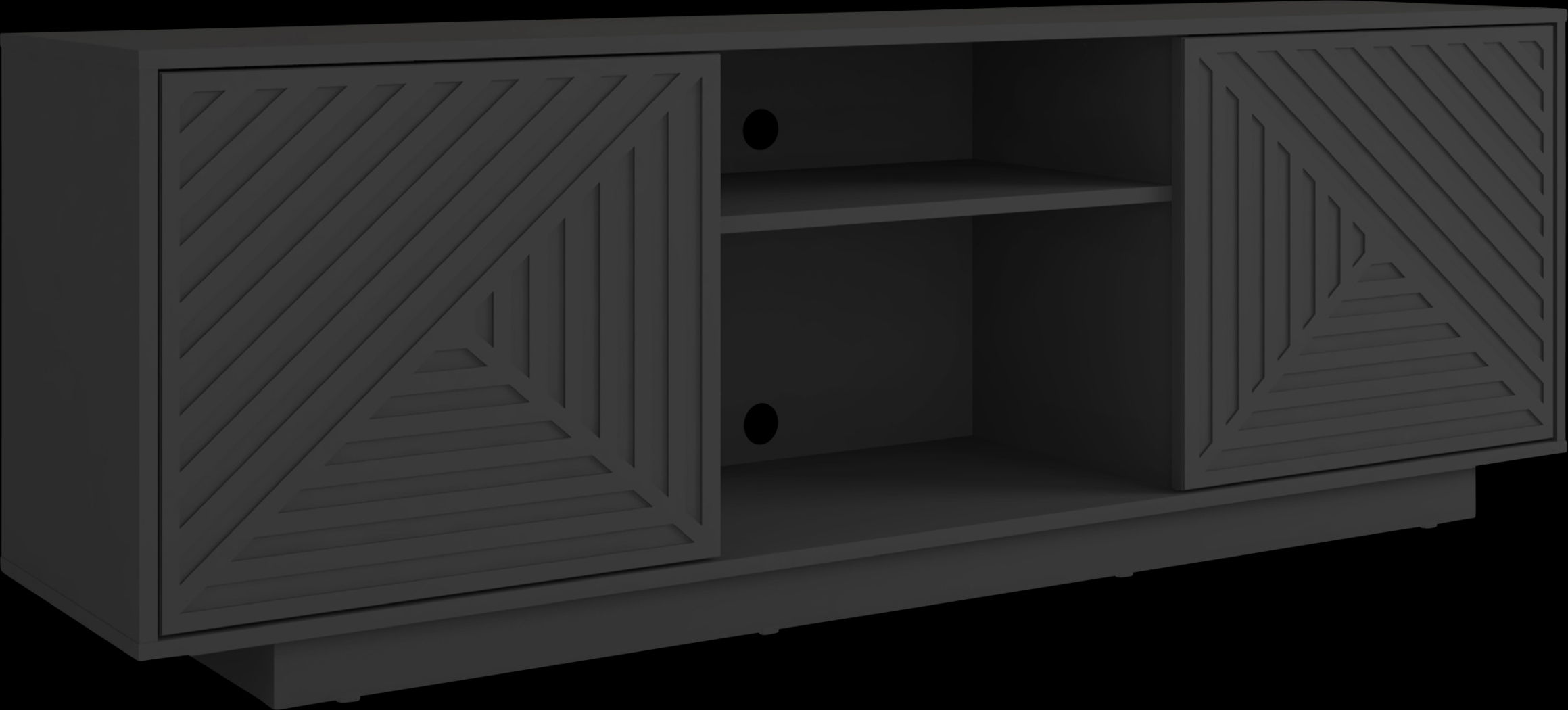 Paniana Black 63 in. Console - Thumbnail - Image 3