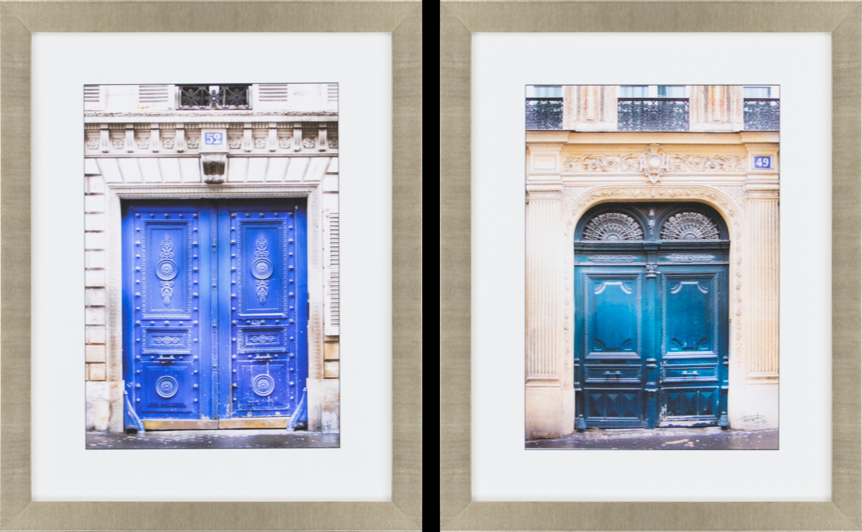 Pankey II Blue Set of 2 Artwork - Thumbnail - Image 1