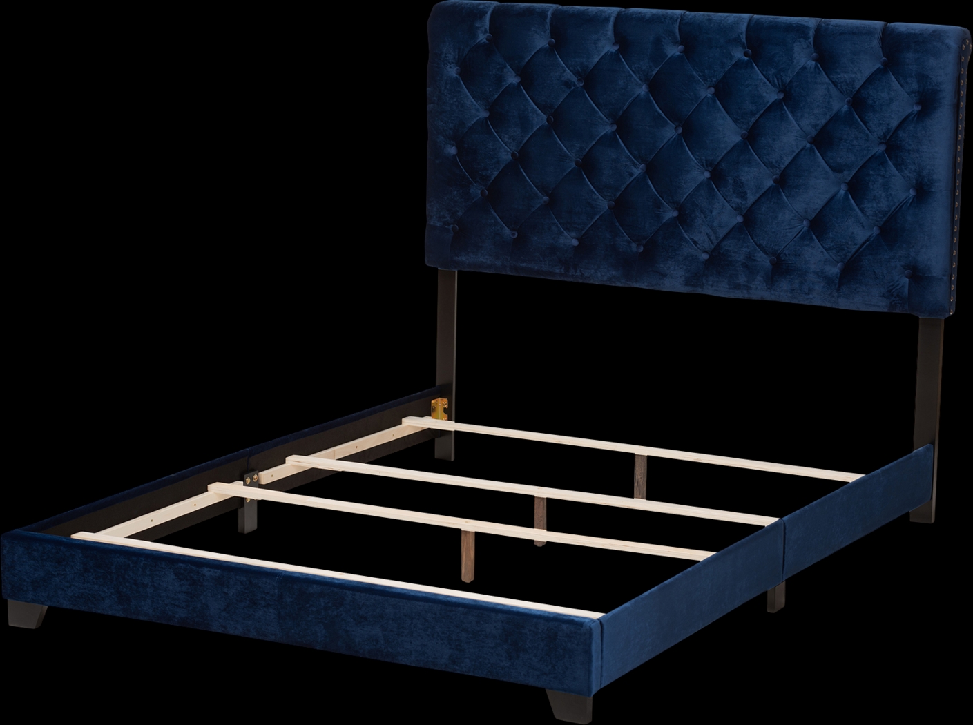 Panola Blue King Bed - Thumbnail - Image 3