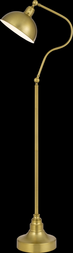 Pantera Court Brass Floor Lamp - Thumbnail - Image 2