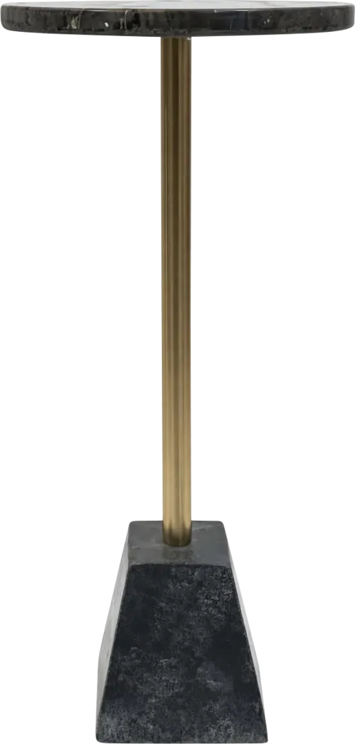 Papave Gold/Black Accent Table - Thumbnail - Image 3