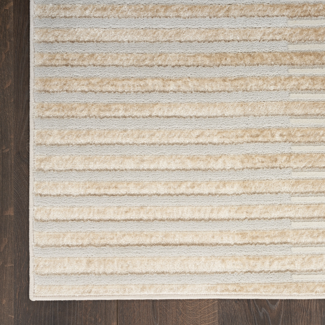 Paphi Beige/Silver 5'3 x 7'3 Rug - Thumbnail - Image 5