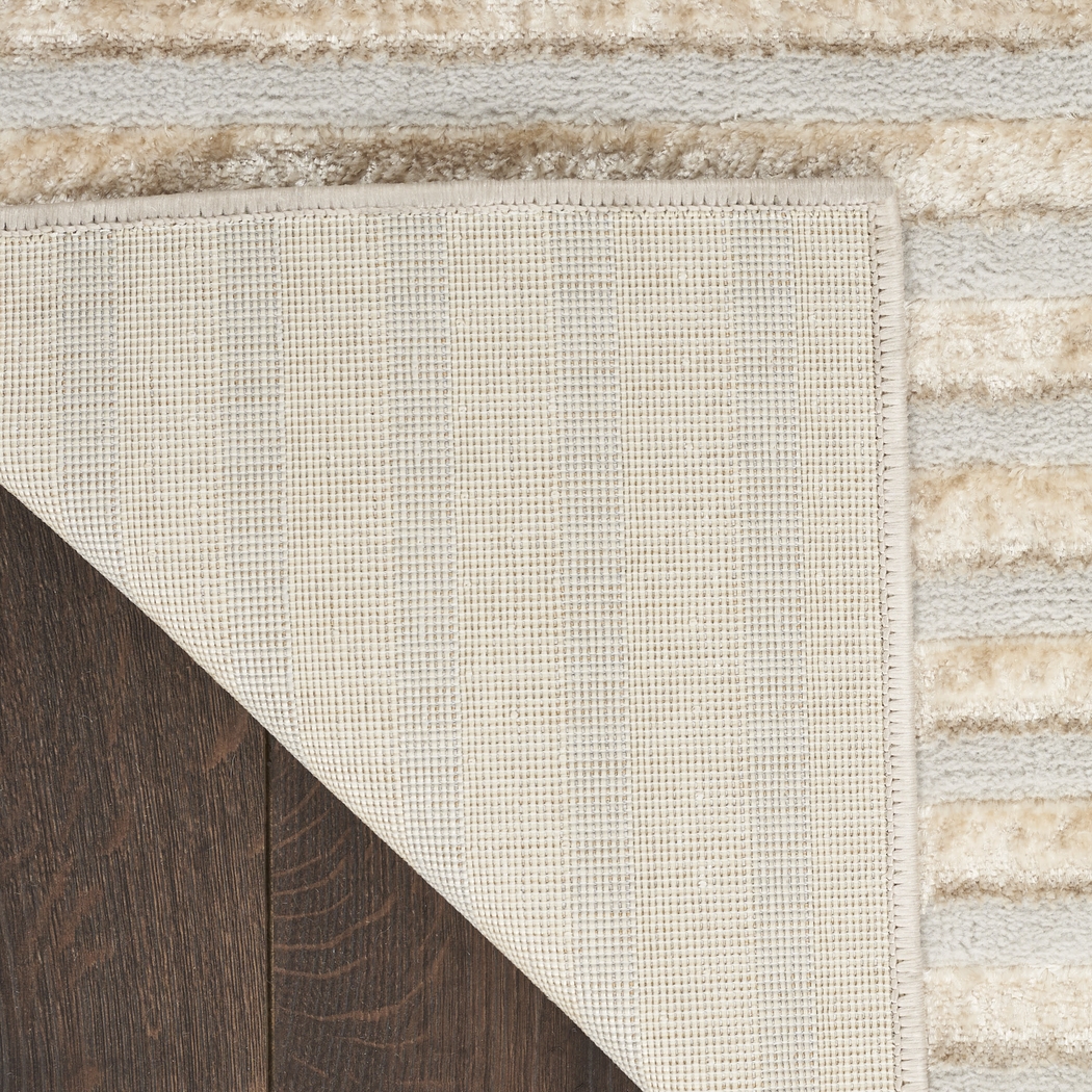 Paphi Beige/Silver 5'3 x 7'3 Rug - Thumbnail - Image 6