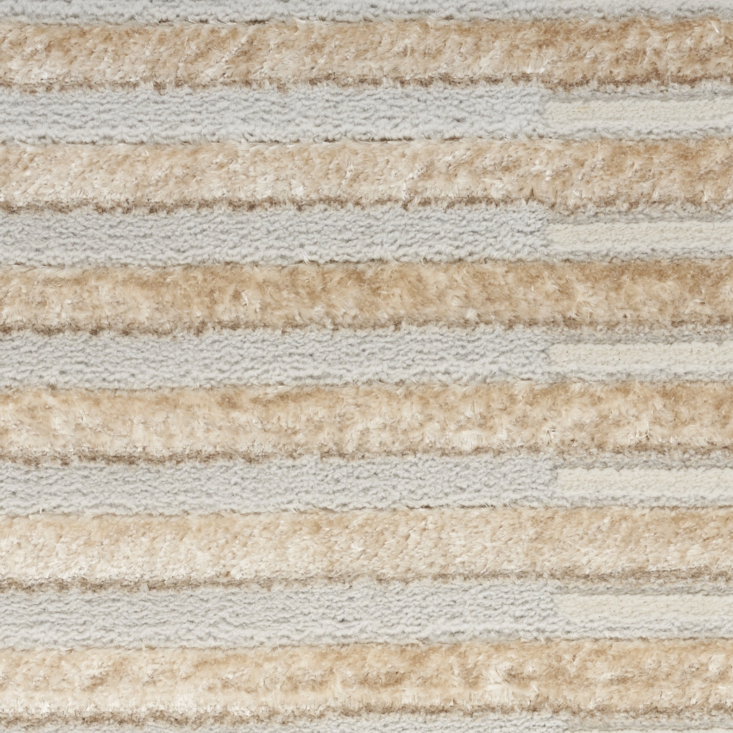 Paphi Beige/Silver 5'3 x 7'3 Rug - Thumbnail - Image 9