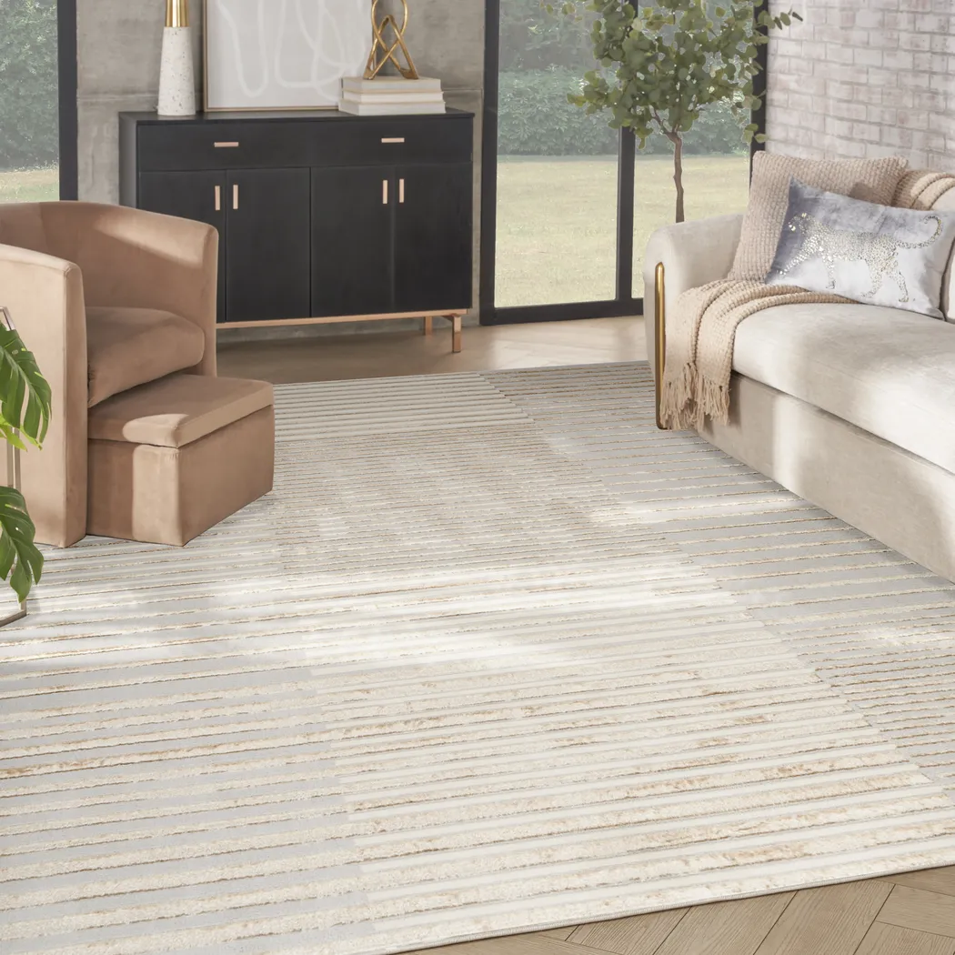 Paphi Beige/Silver 9' x 12' Rug - Thumbnail - Image 11
