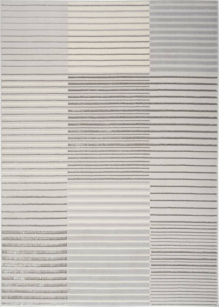 Paphi Silver/Gray 5'3 x 7'3 Rug - Thumbnail - Image 1