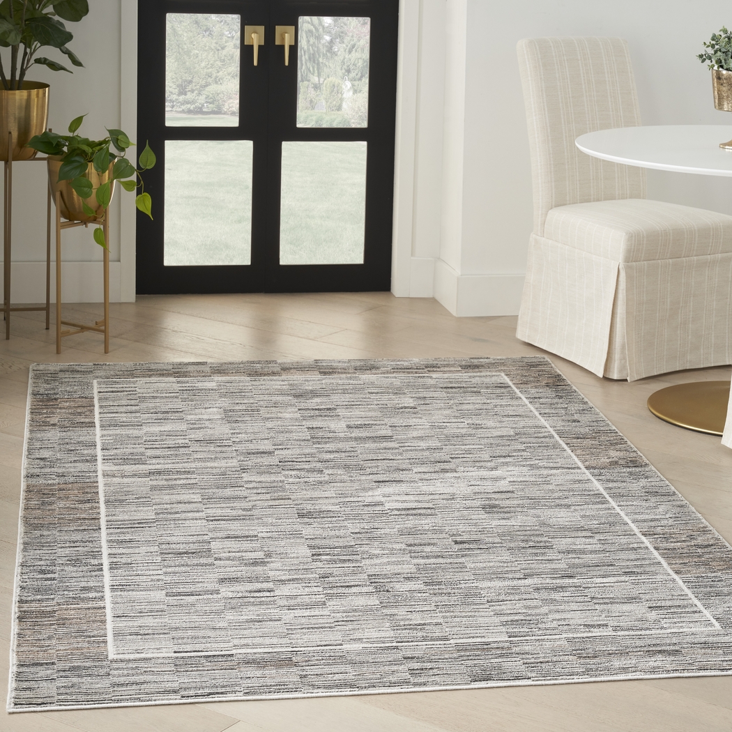 Paradare Charcoal/Gray 7'10 x 9'10 Rug - Thumbnail - Image 2