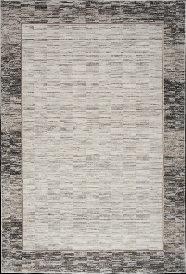 Paradare Gray/Black 5'3 x 7'3 Rug - Thumbnail - Image 1