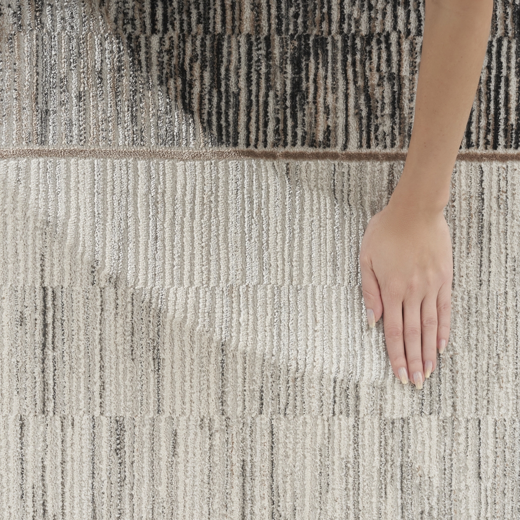 Paradare Gray/Black 7'10 x 9'10 Rug - Thumbnail - Image 7