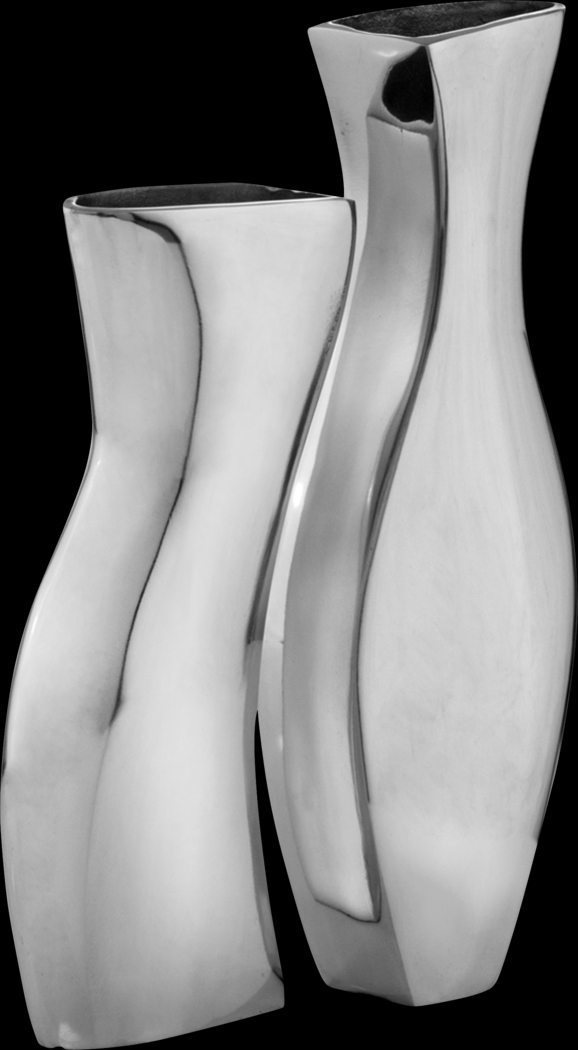 Pareja Silver Vase Set of 2 - Thumbnail - Image 1