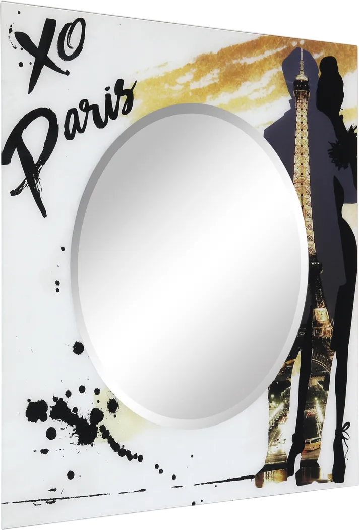 Paris Love Gold Mirror - Thumbnail - Image 2
