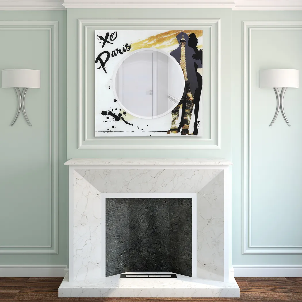 Paris Love Gold Mirror - Thumbnail - Image 4