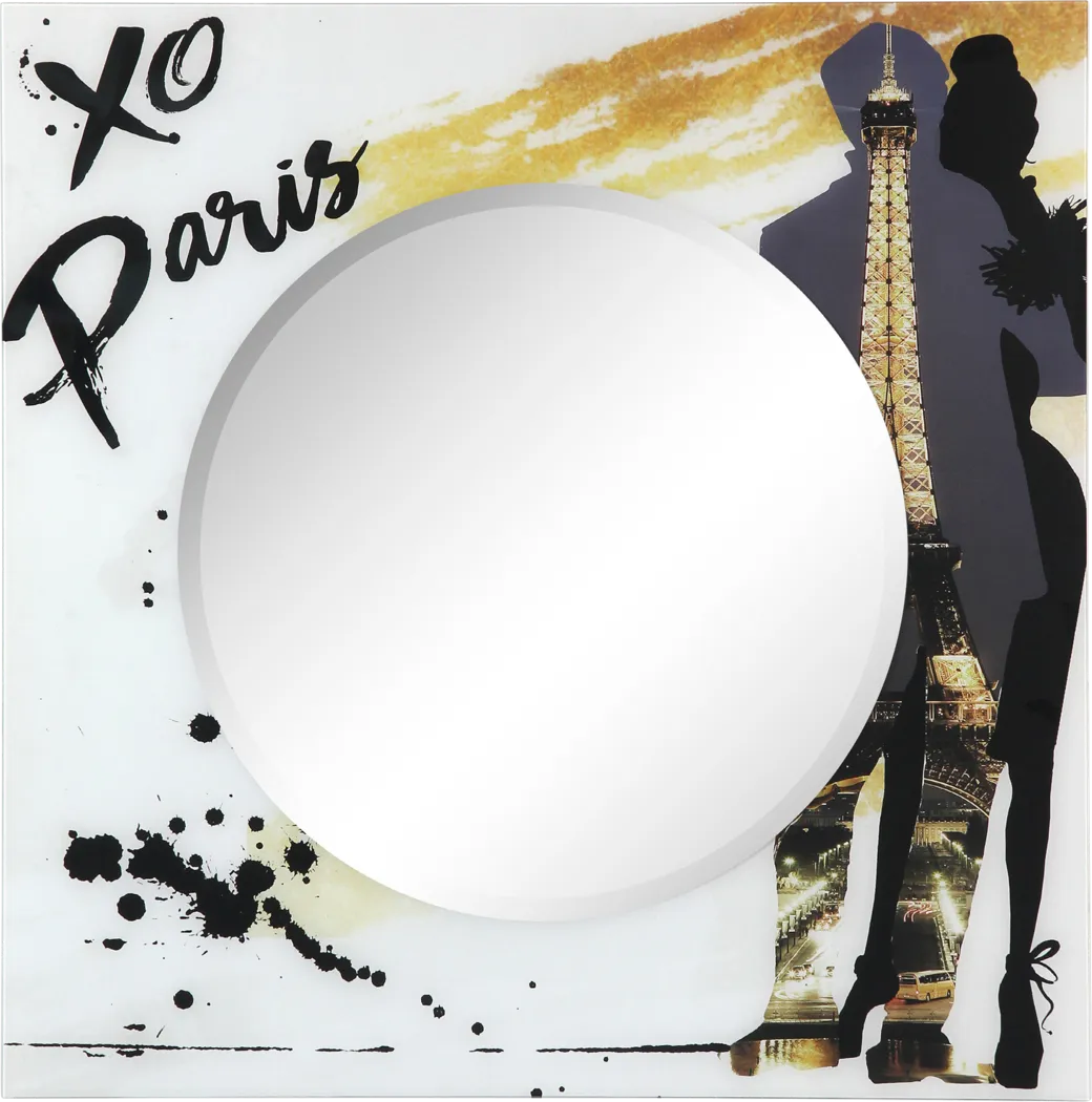 Paris Love Gold Mirror - Thumbnail - Image 1