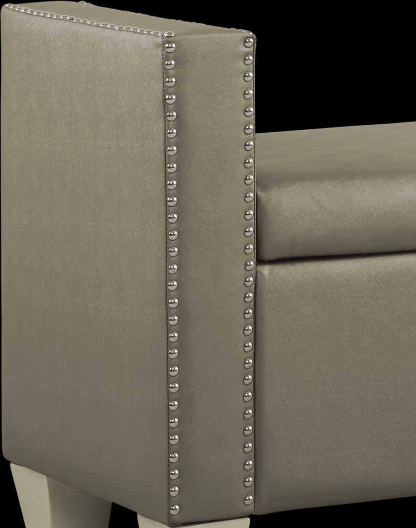 Paris Silver Storage Bench - Thumbnail - Image 3