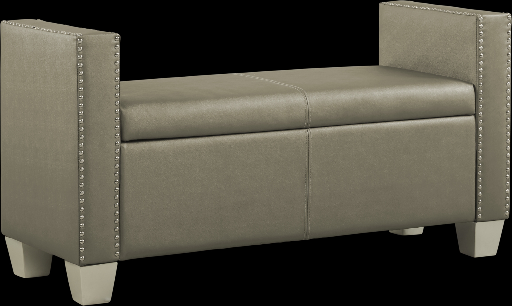 Paris Silver Storage Bench - Thumbnail - Image 1