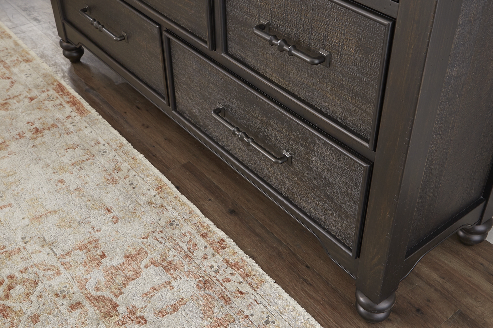 Park Grove Black 7 Pc Queen Bedroom - Thumbnail - Image 8