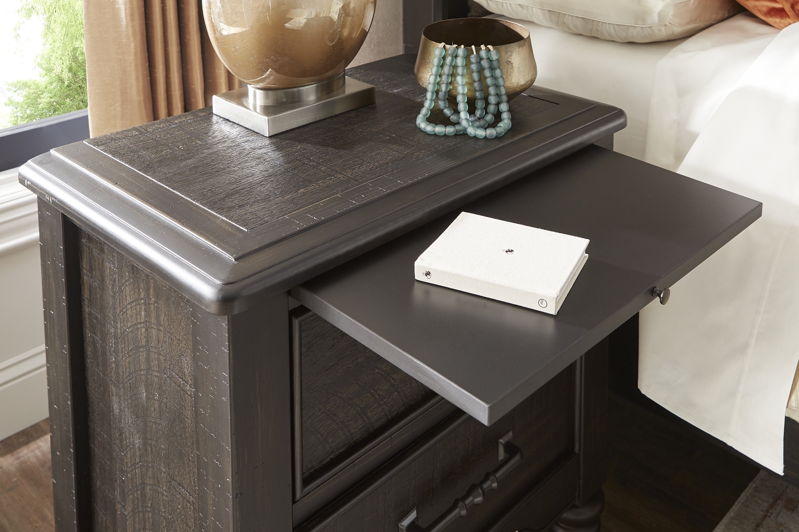 Park Grove Black Nightstand - Thumbnail - Image 2