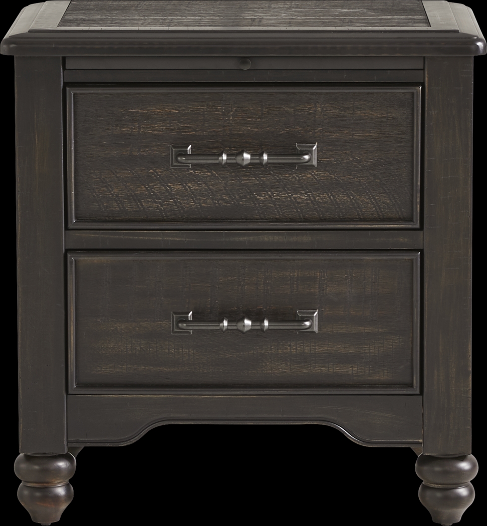 Park Grove Black Nightstand - Thumbnail - Image 1