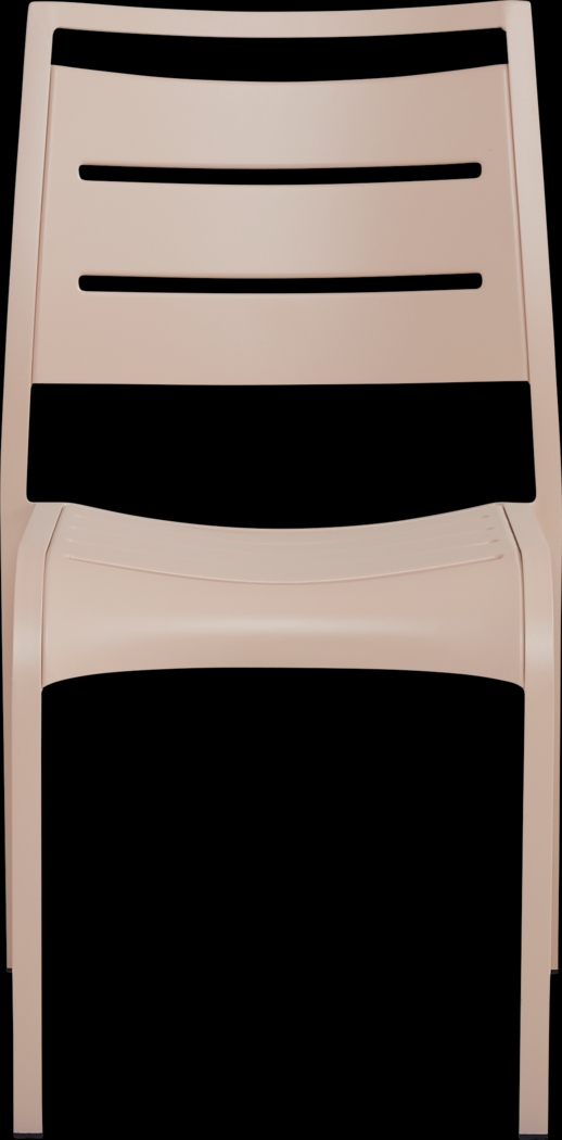 Park Walk White 9 Pc 73 - 97 in. Rectangle Extension Outdoor Dining Set with Blush Chairs - Thumbnail - Image 5