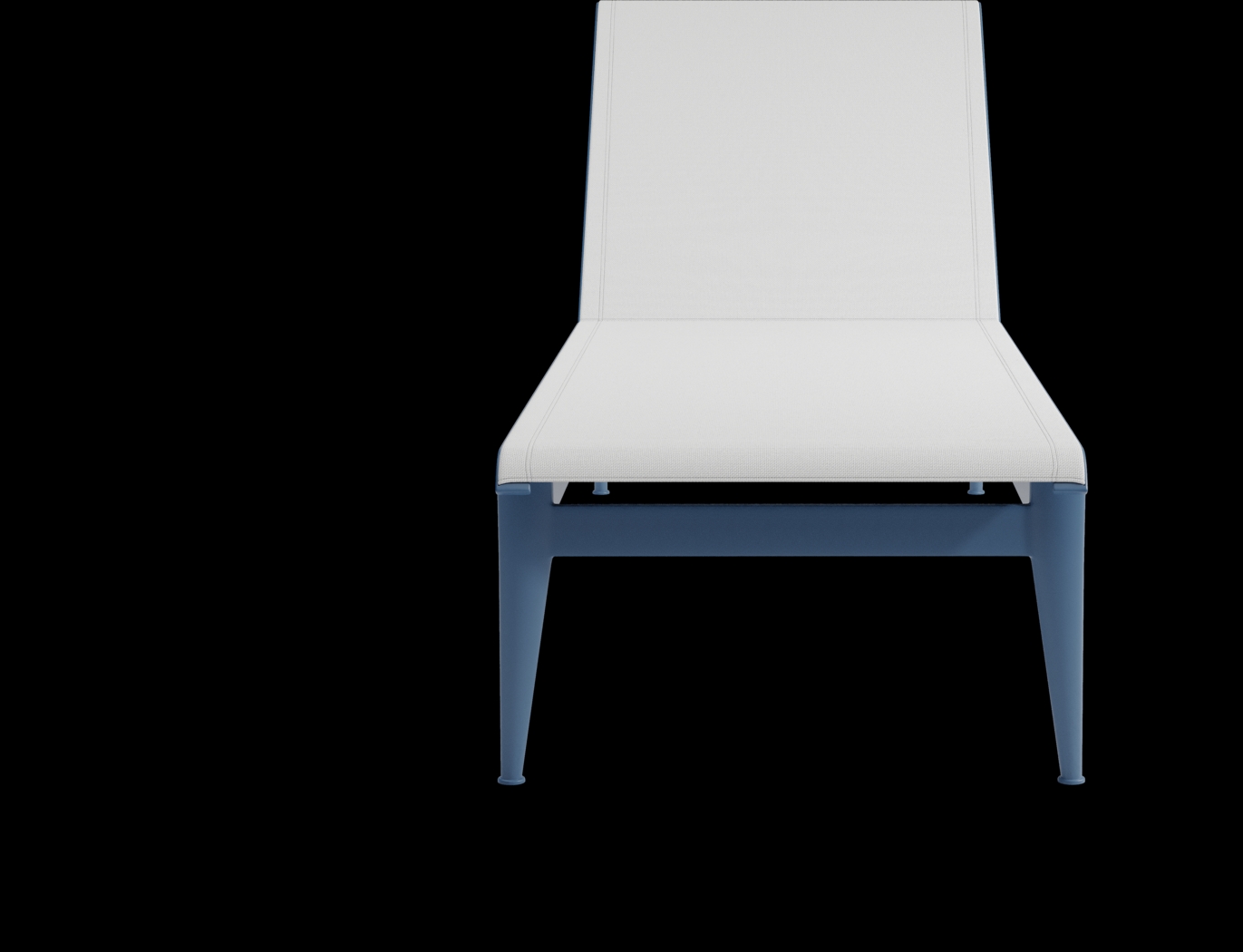 Park Walk Navy Outdoor Chaise - Thumbnail - Image 2