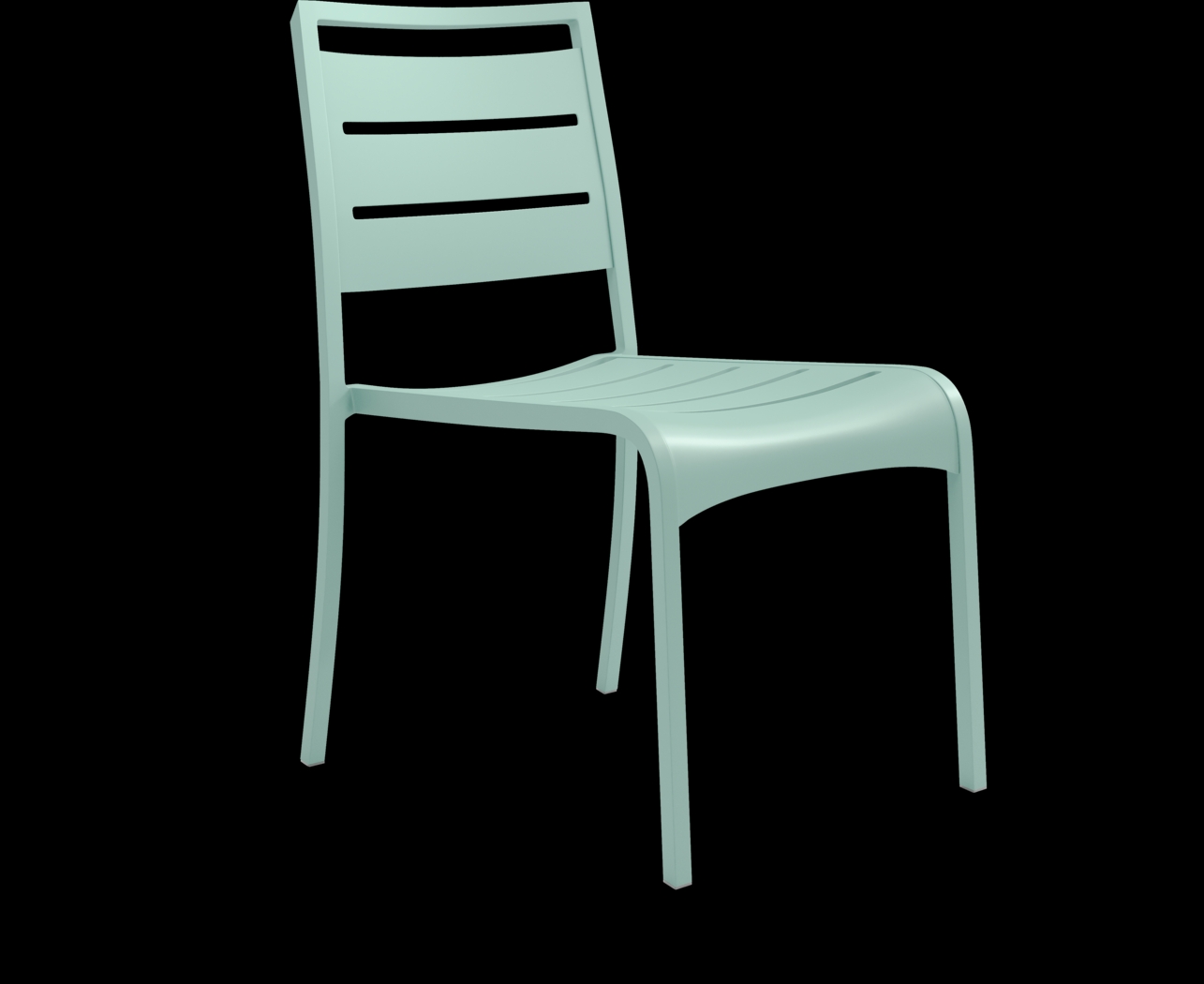 Park Walk Surf Outdoor Side Chair - Thumbnail - Image 1