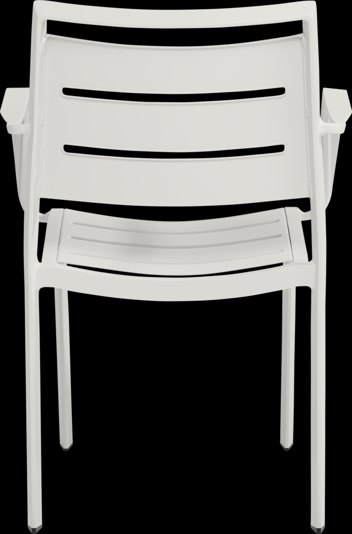 Park Walk White Arm Chair - Thumbnail - Image 3