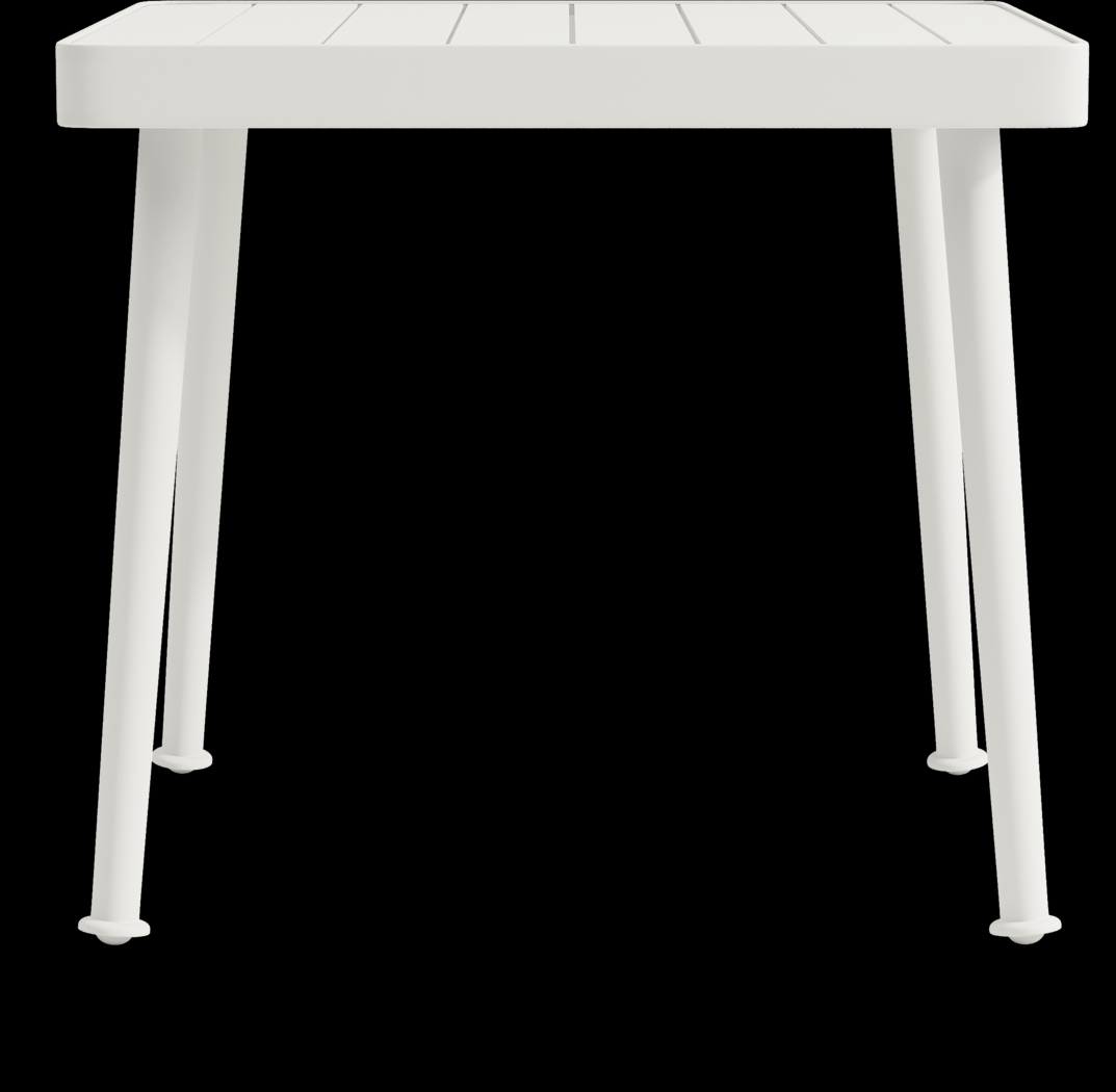 Park Walk White Outdoor Side Table - Thumbnail - Image 2