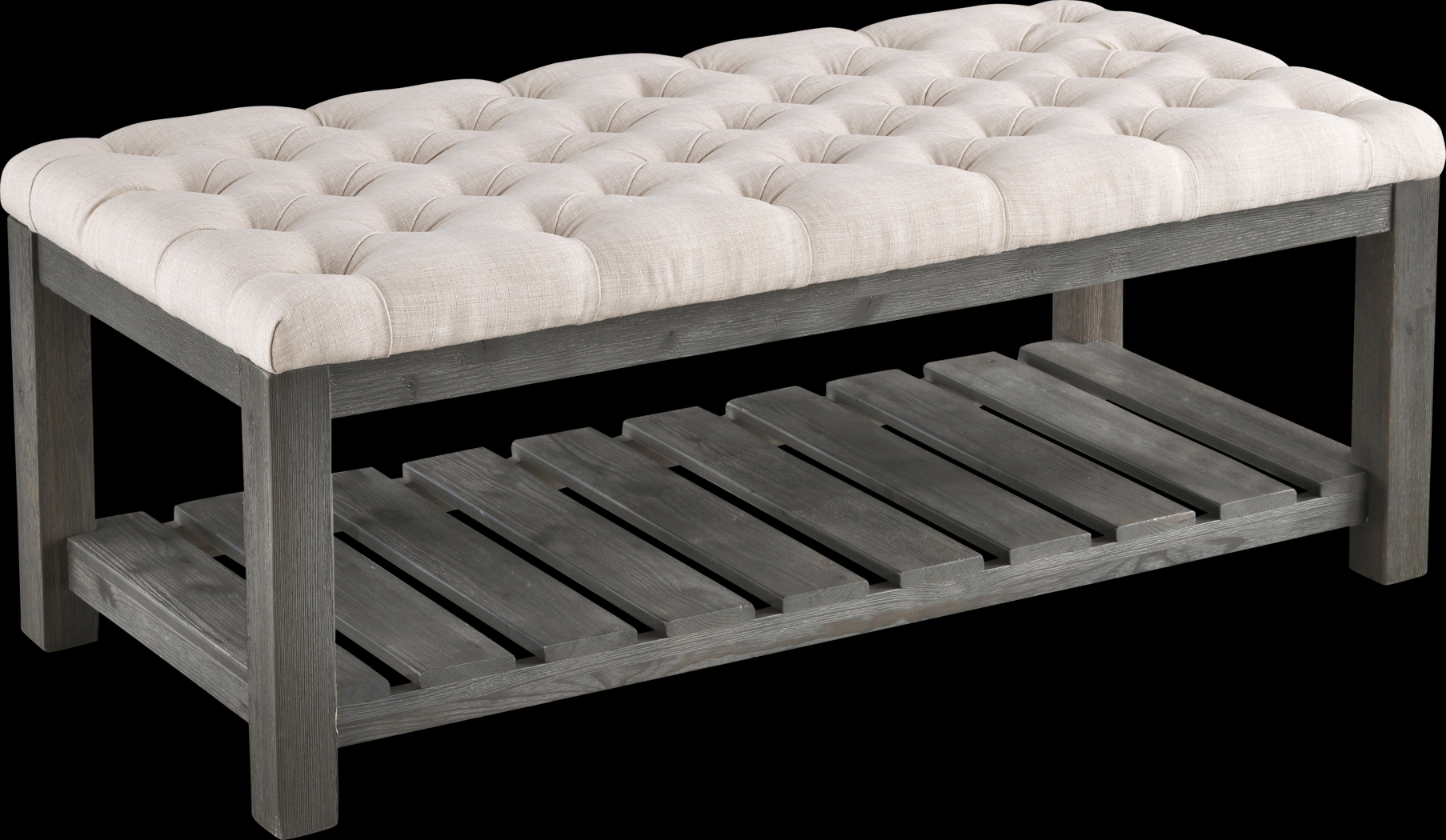 Parkbriar Beige Accent Bench - Thumbnail - Image 3
