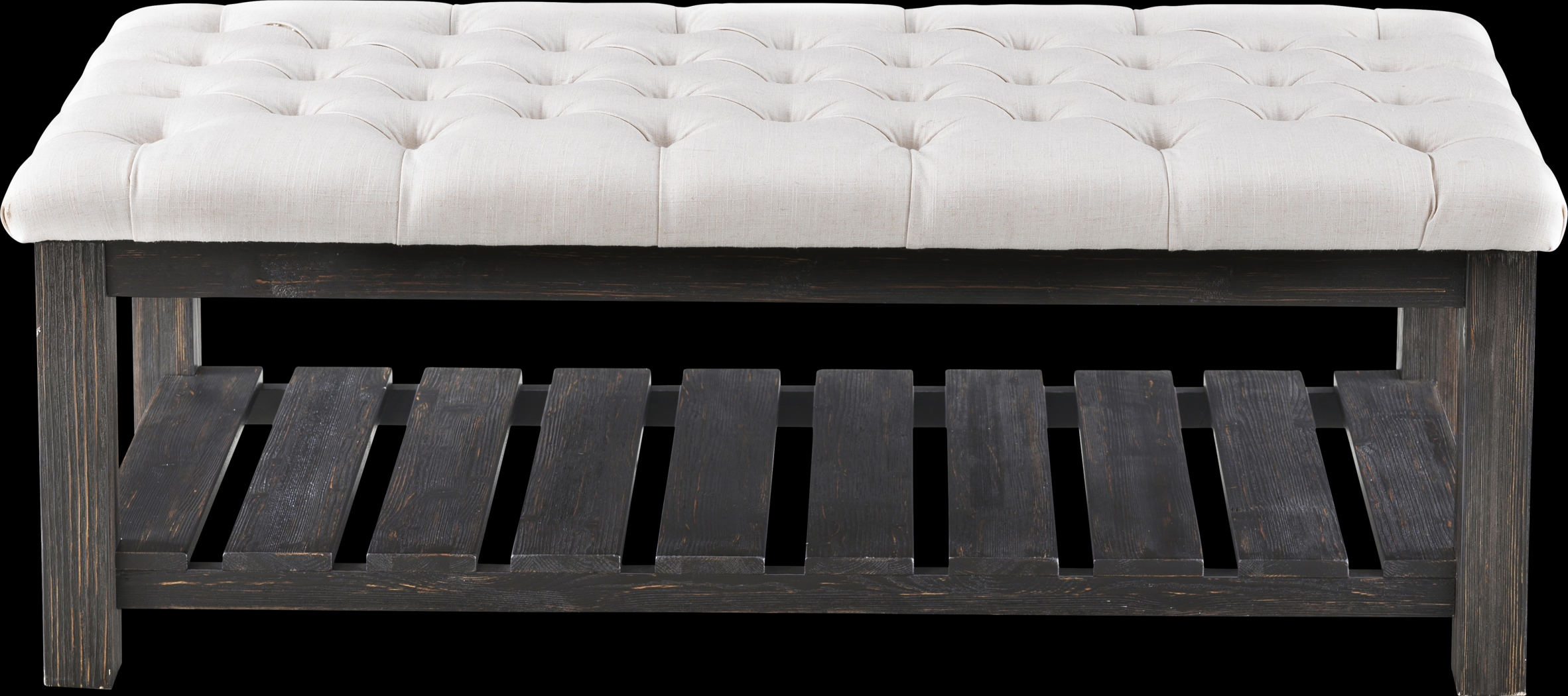 Parkbriar Cream Accent Bench - Thumbnail - Image 2
