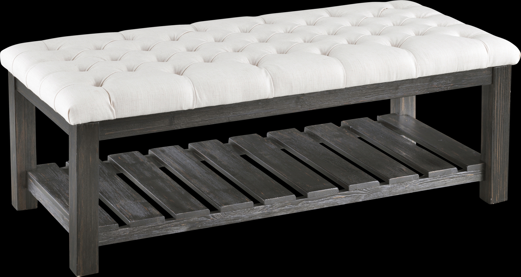 Parkbriar Cream Accent Bench - Thumbnail - Image 3