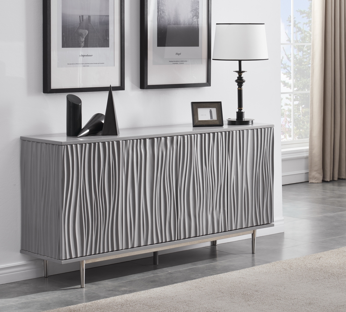 Parkbrook Gray Credenza - Thumbnail - Image 2