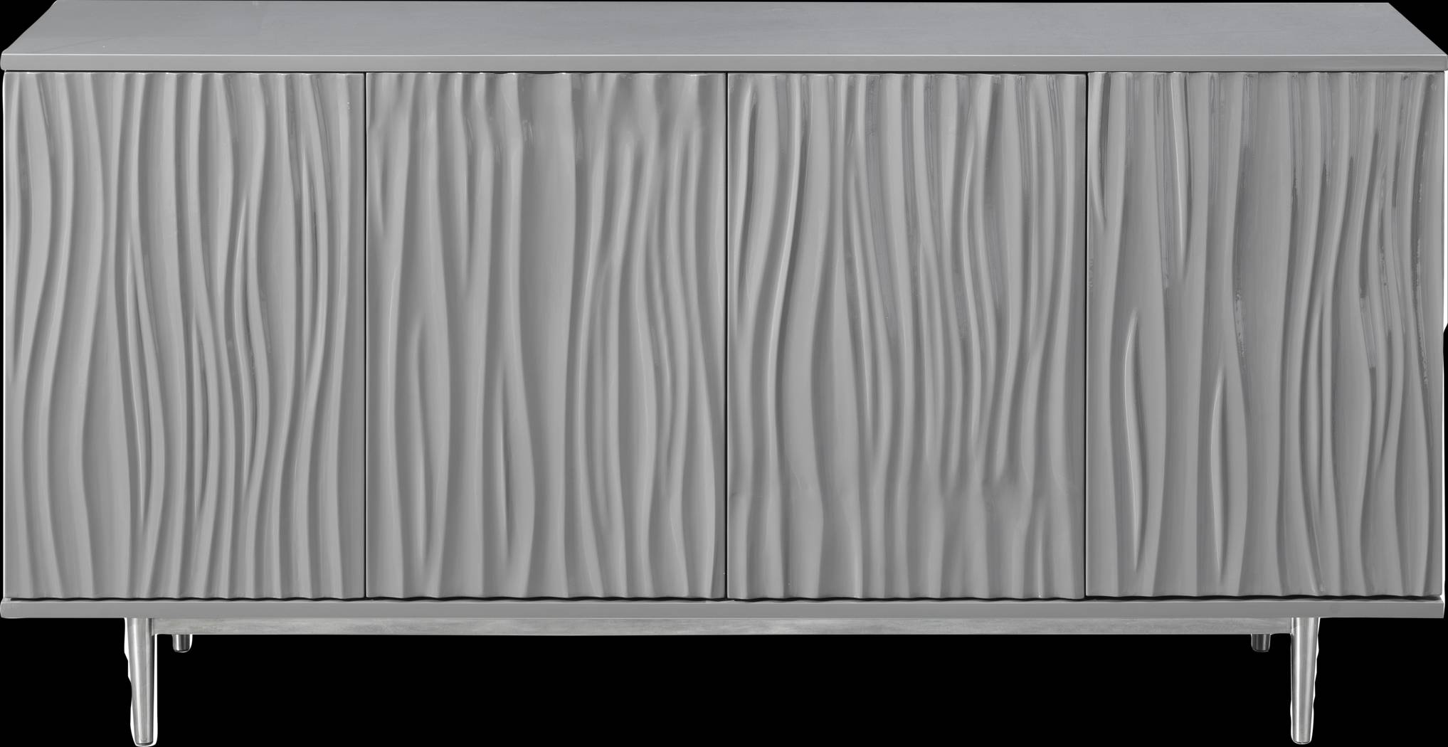 Parkbrook Gray Credenza - Thumbnail - Image 3