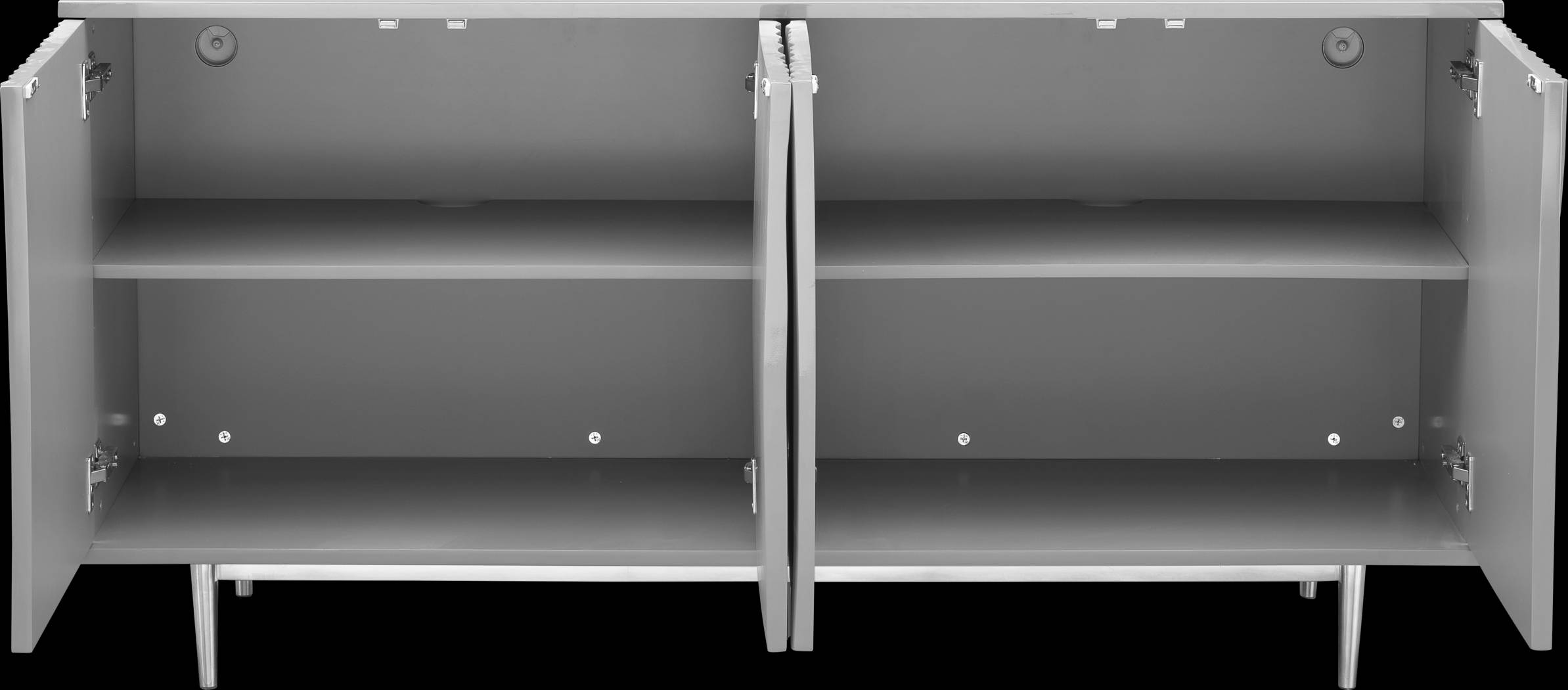 Parkbrook Gray Credenza - Thumbnail - Image 4