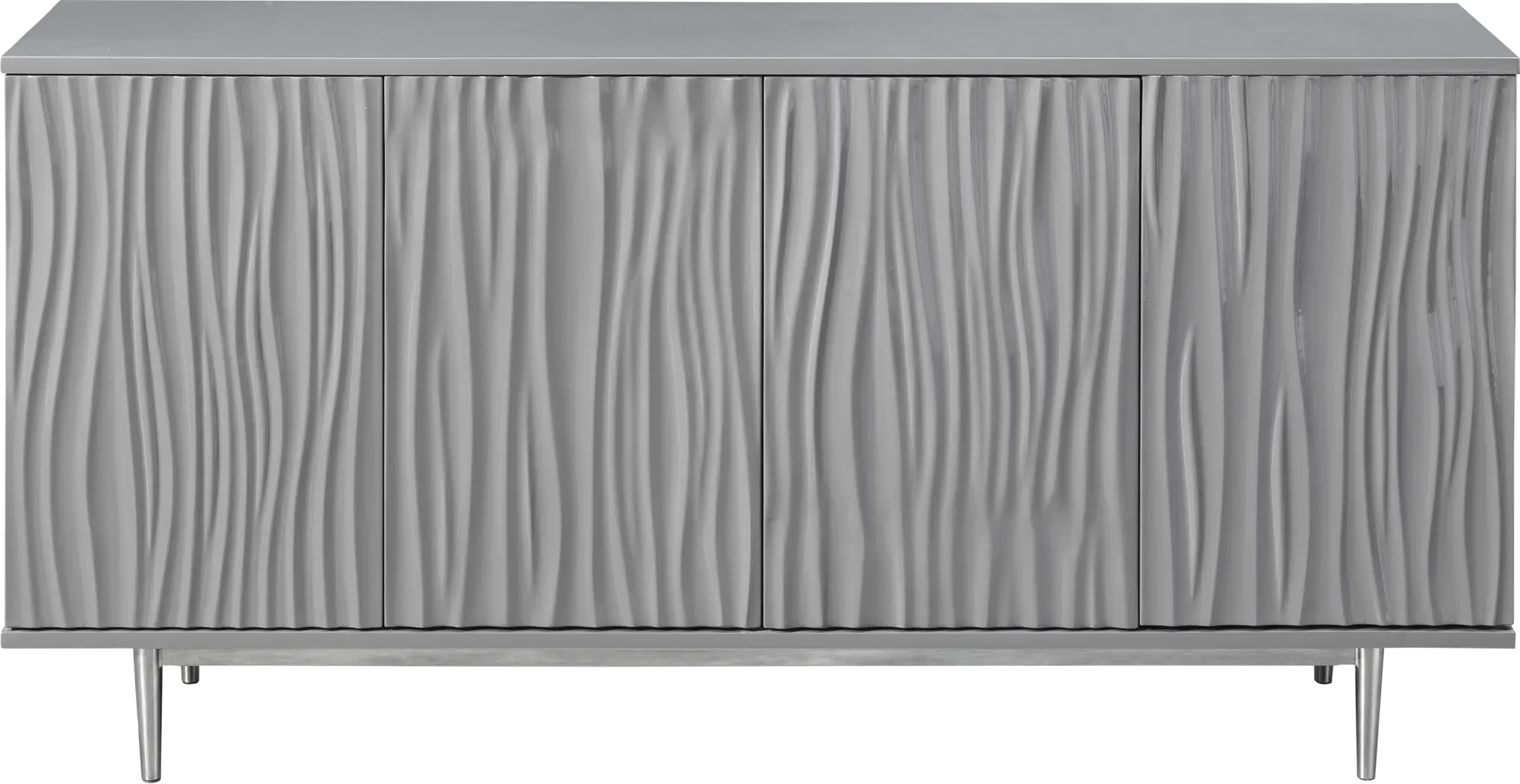 Parkbrook Gray Credenza - Thumbnail - Image 3