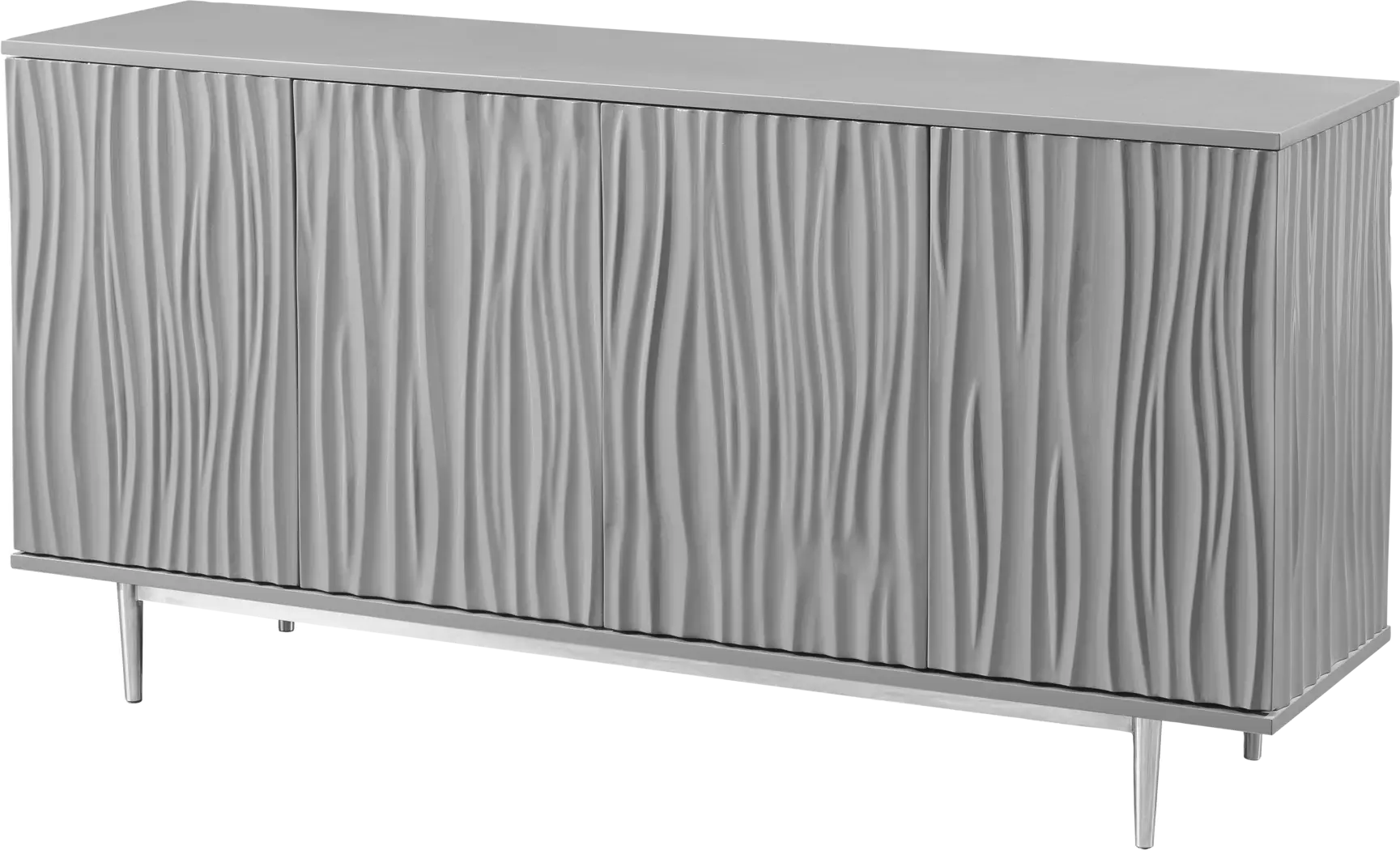 Parkbrook Gray Credenza - Thumbnail - Image 1