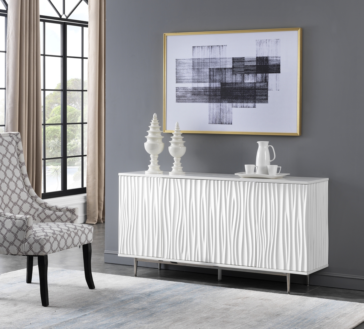 Parkbrook White Credenza - Thumbnail - Image 2