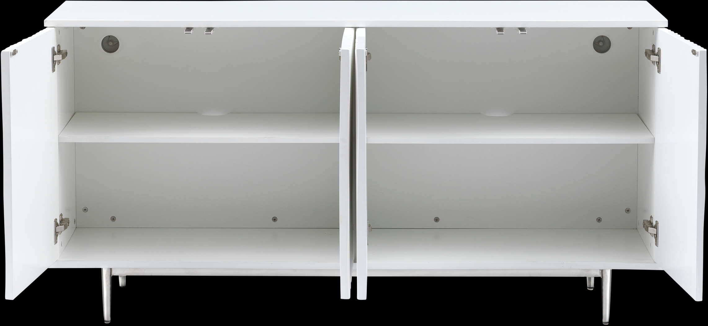 Parkbrook White Credenza - Thumbnail - Image 4