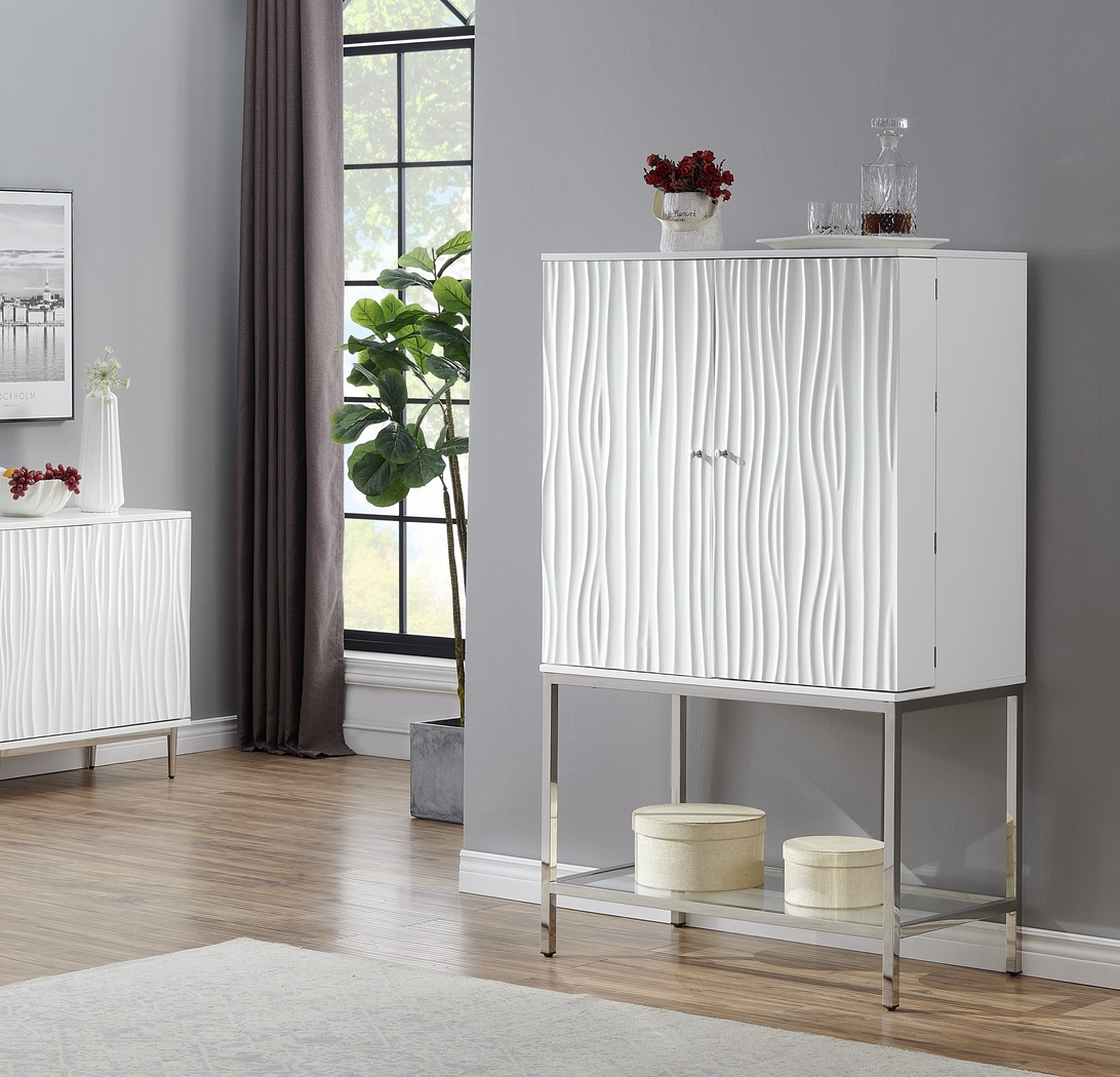 Parkbrook White Wine Cabinet - Thumbnail - Image 2