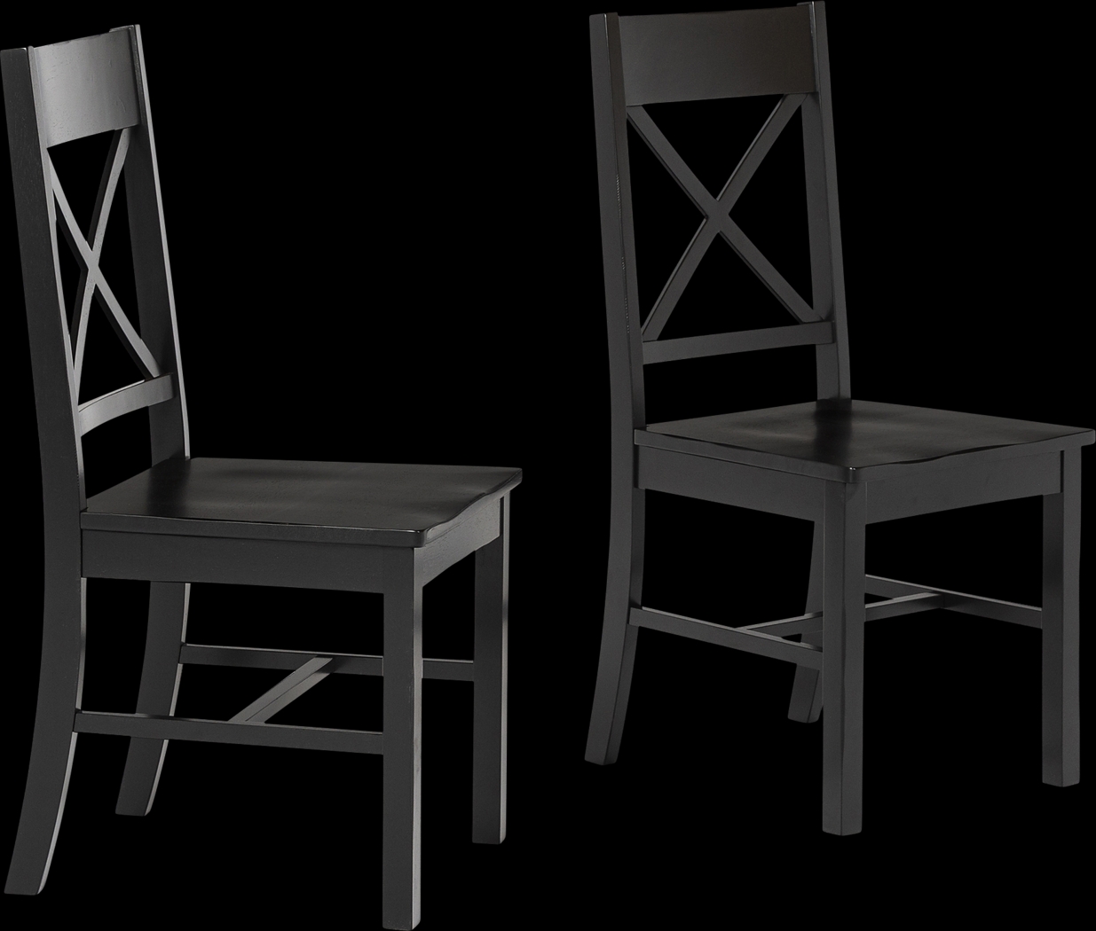 Parkbrooke Black Side Chair, Set of 2 - Thumbnail - Image 3