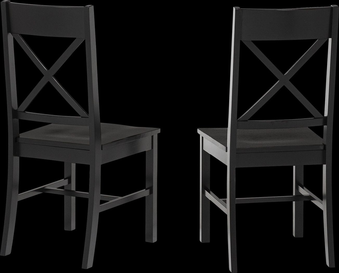 Parkbrooke Black Side Chair, Set of 2 - Thumbnail - Image 4