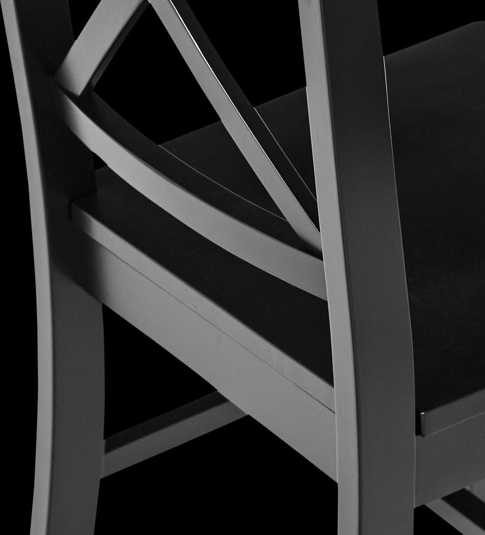 Parkbrooke Black Side Chair, Set of 2 - Thumbnail - Image 5