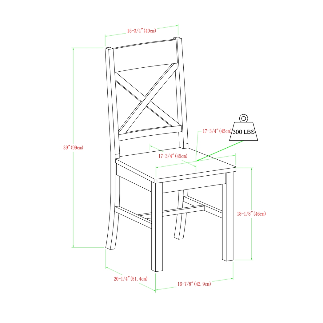 Parkbrooke Black Side Chair, Set of 2 - Thumbnail - Image 6