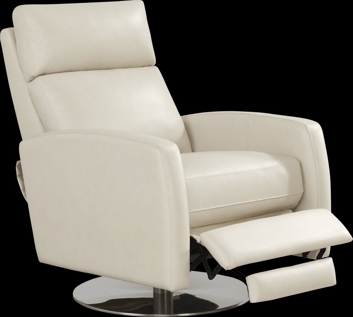 Parker Cream Leather 2 Pc Living Room with Sleeper Sofa - Thumbnail - Image 7