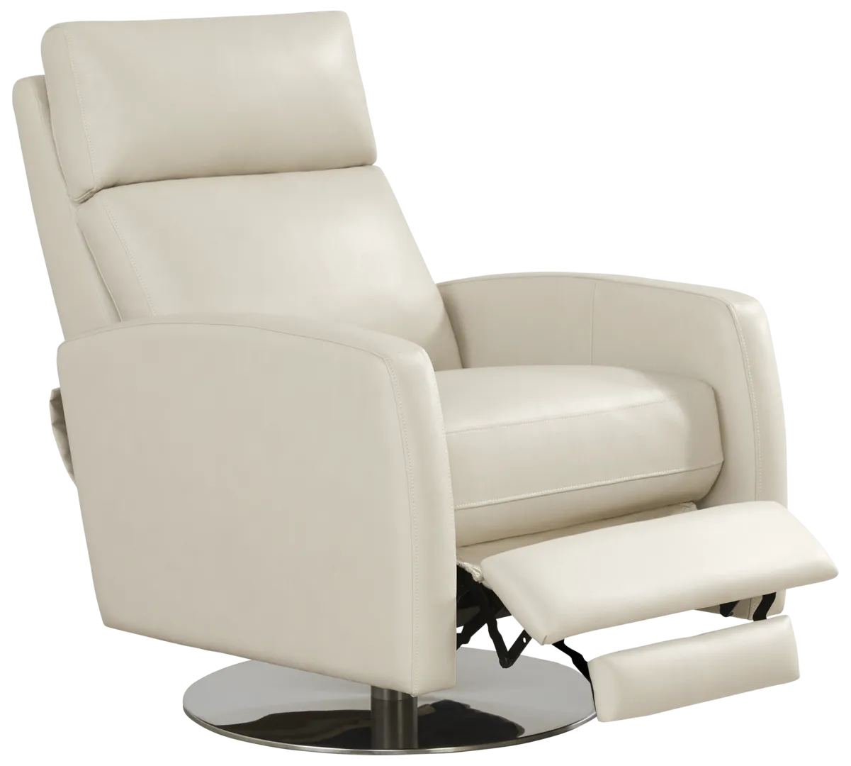 cream push back recliner