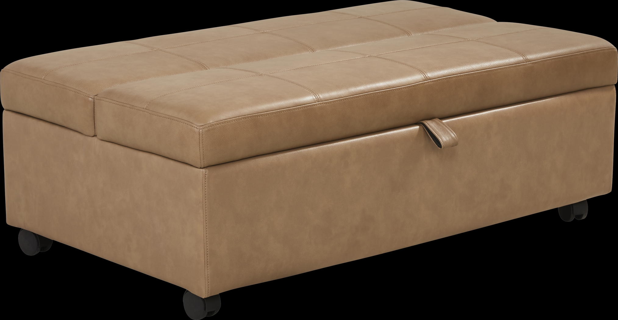 Parker Saddle Folding Sleeper Ottoman - Thumbnail - Image 1