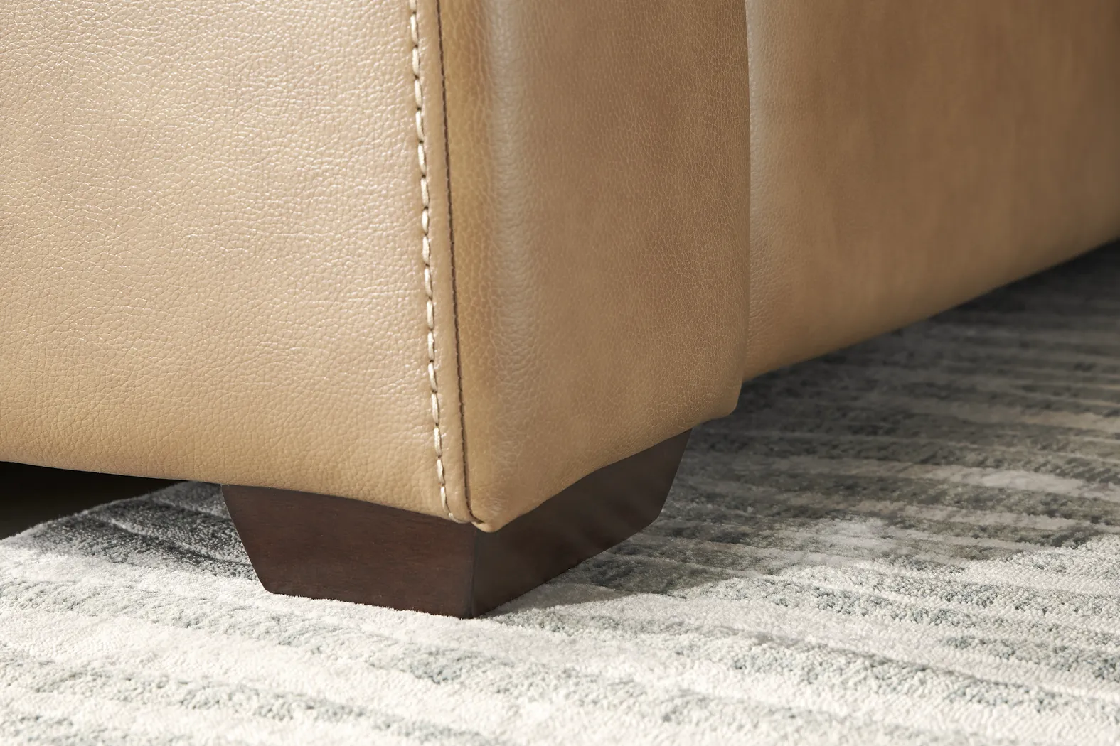 Parker Saddle Leather 5 Pc Living Room - Thumbnail - Image 6