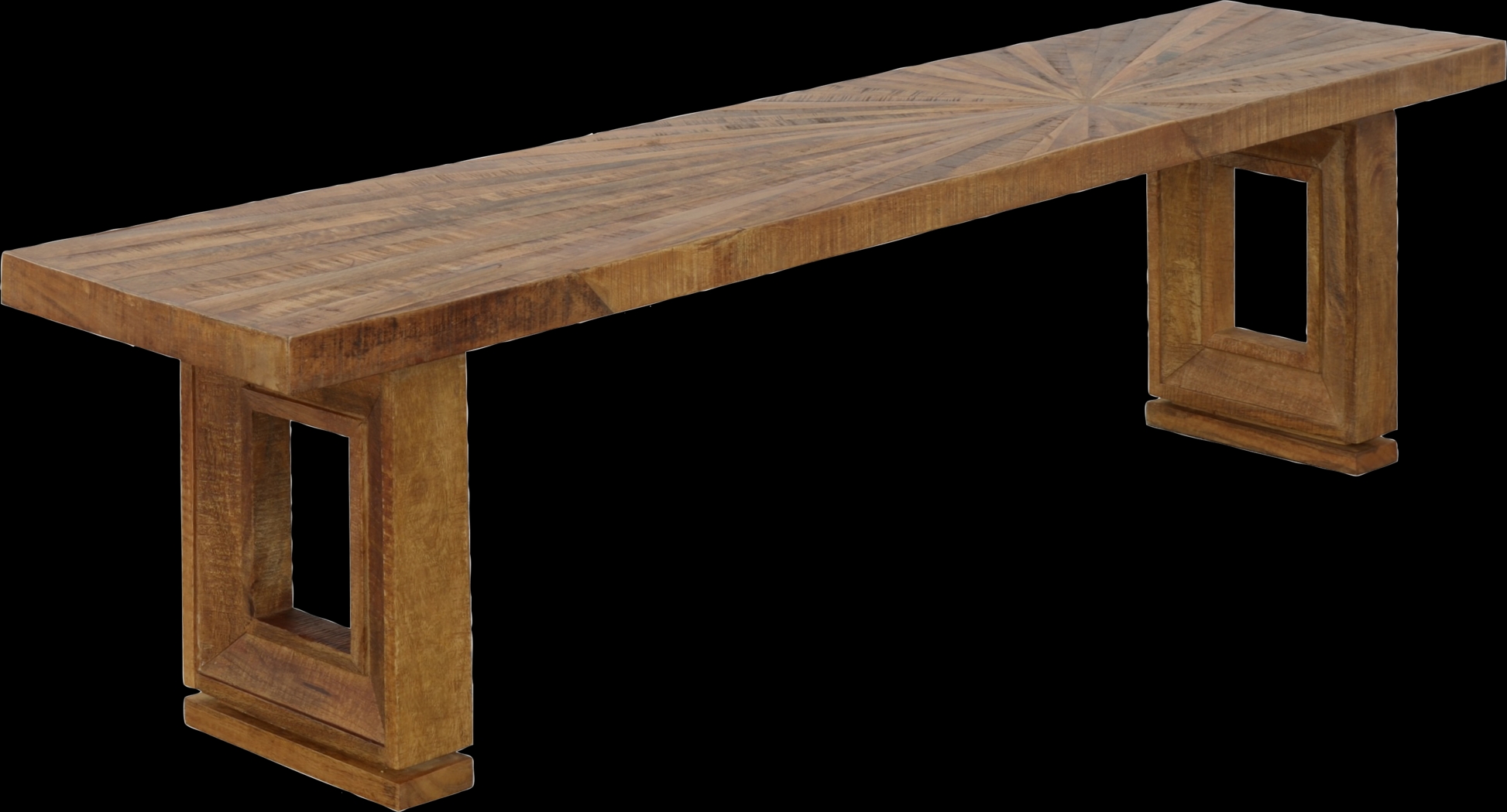 Parkgrove Brown Dining Bench - Thumbnail - Image 1