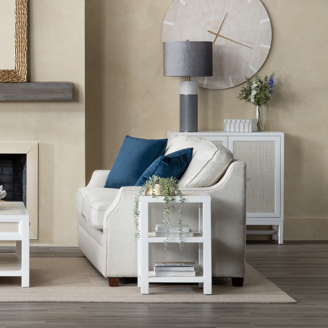 Parkmont White Accent Table - Thumbnail - Image 2