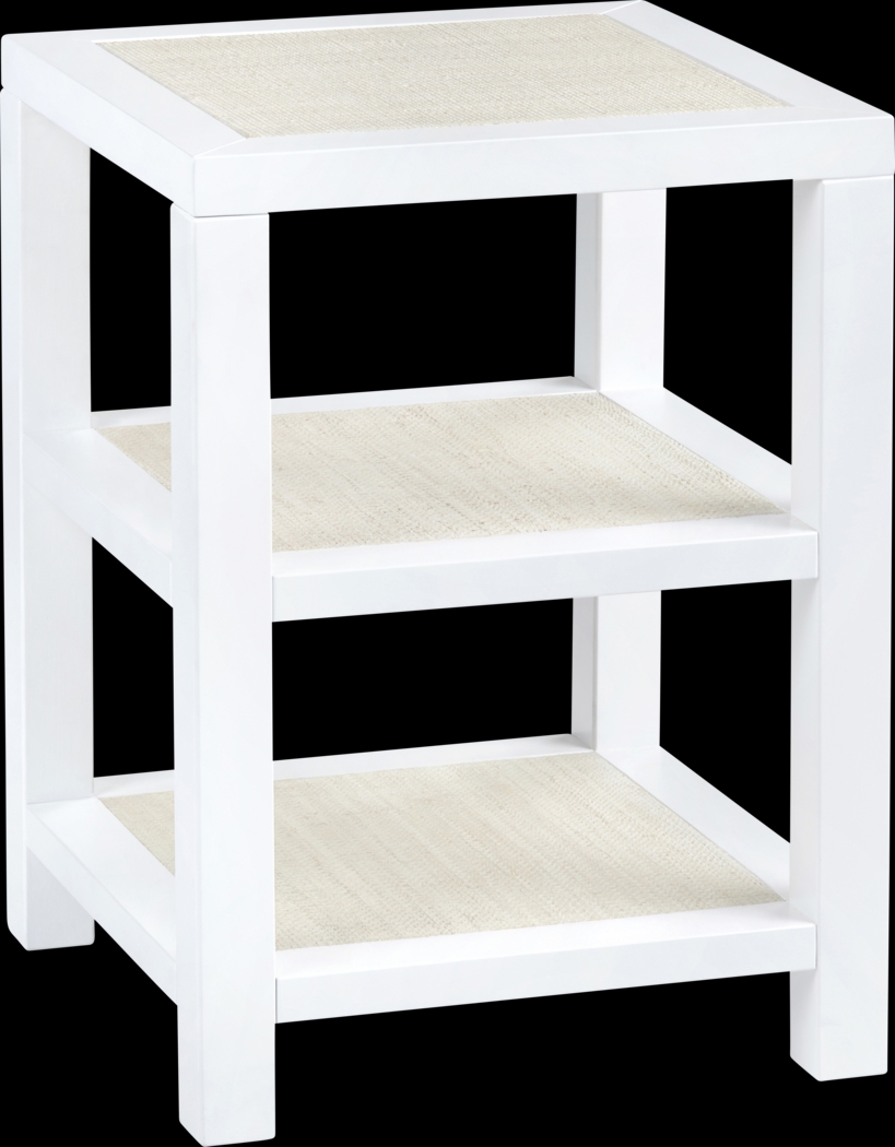 Parkmont White Accent Table - Thumbnail - Image 1