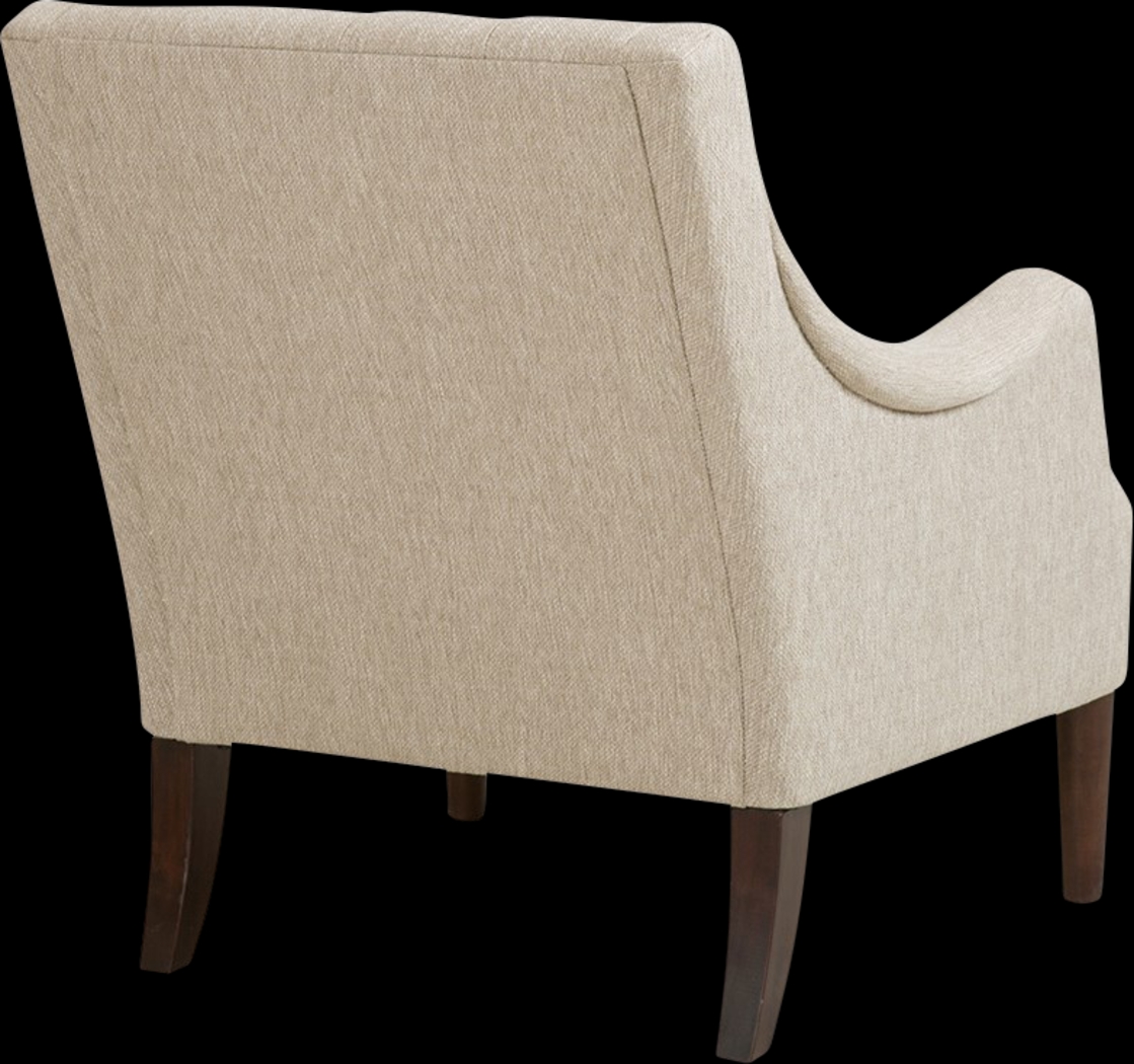 Parknoll Cream Accent Chair - Thumbnail - Image 3